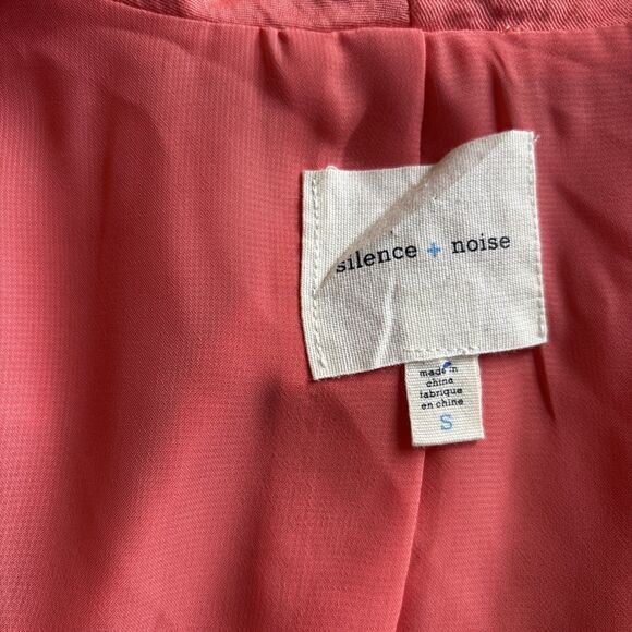 Urban Outfitters Silence And Noise Viscose Ivory Blazer Size Small - Picture 4 of 10